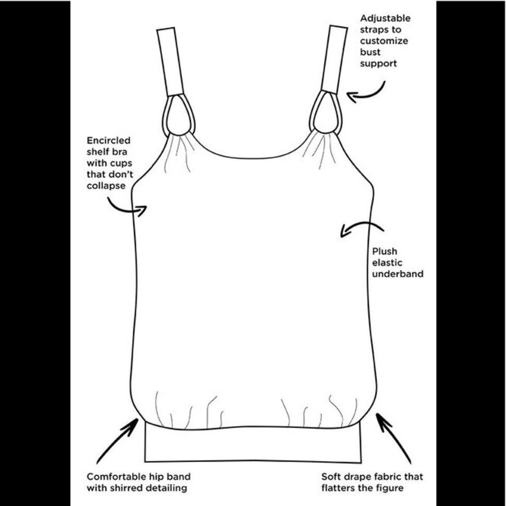 Swimsuits For All NWT Loop-Strap Tankini Top, 18 - Picture 3 of 9